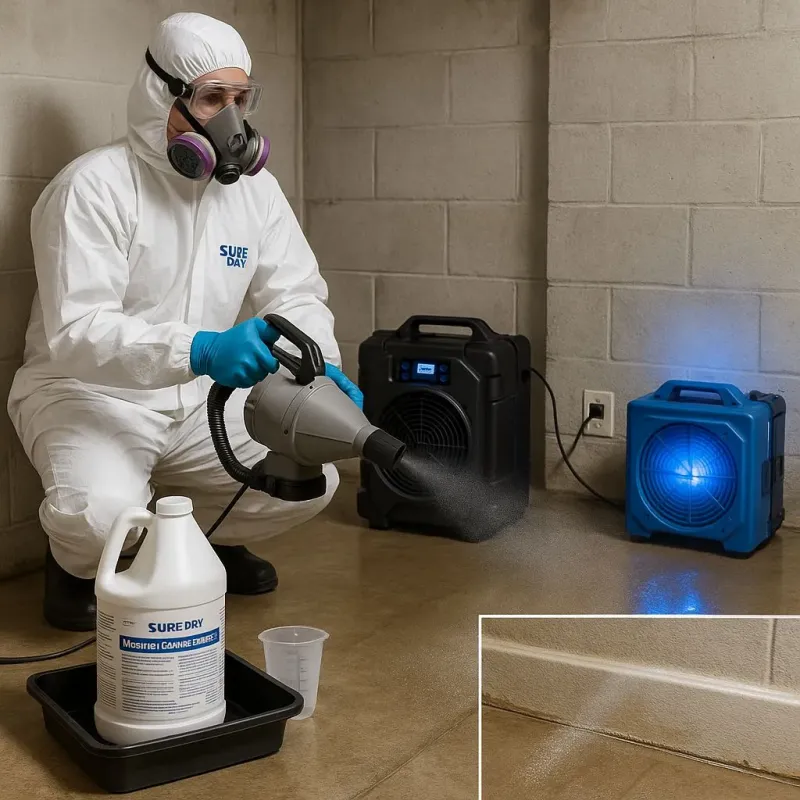 Sanitization and Odor Removal process in Vernal, UT